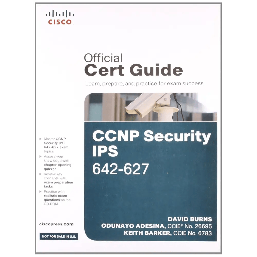 CCNP Security IPS 642 - 627 Official Cert Guide (Paperback) - BOOKZONE