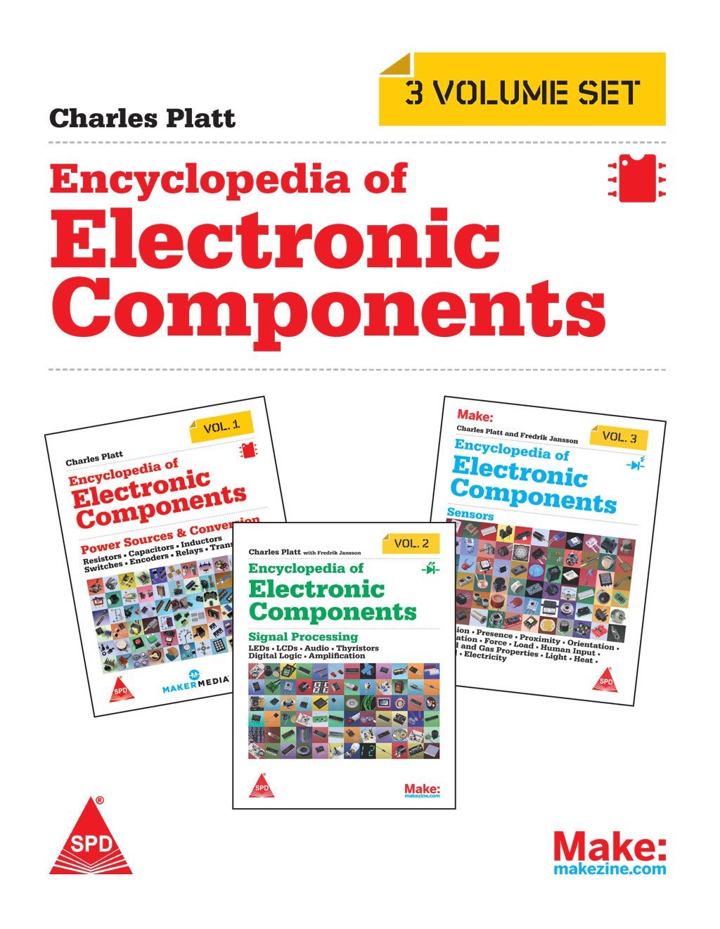 Make: Encyclopedia Of Electronic Components: 3 Volume Set - BOOKZONE