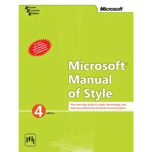 Microsoft® Manual of Style,4th Edition (Paperback) - BOOKZONE