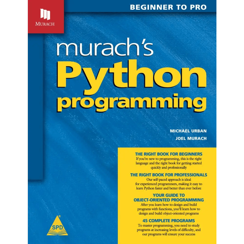Murach's Python Programming - BOOKZONE