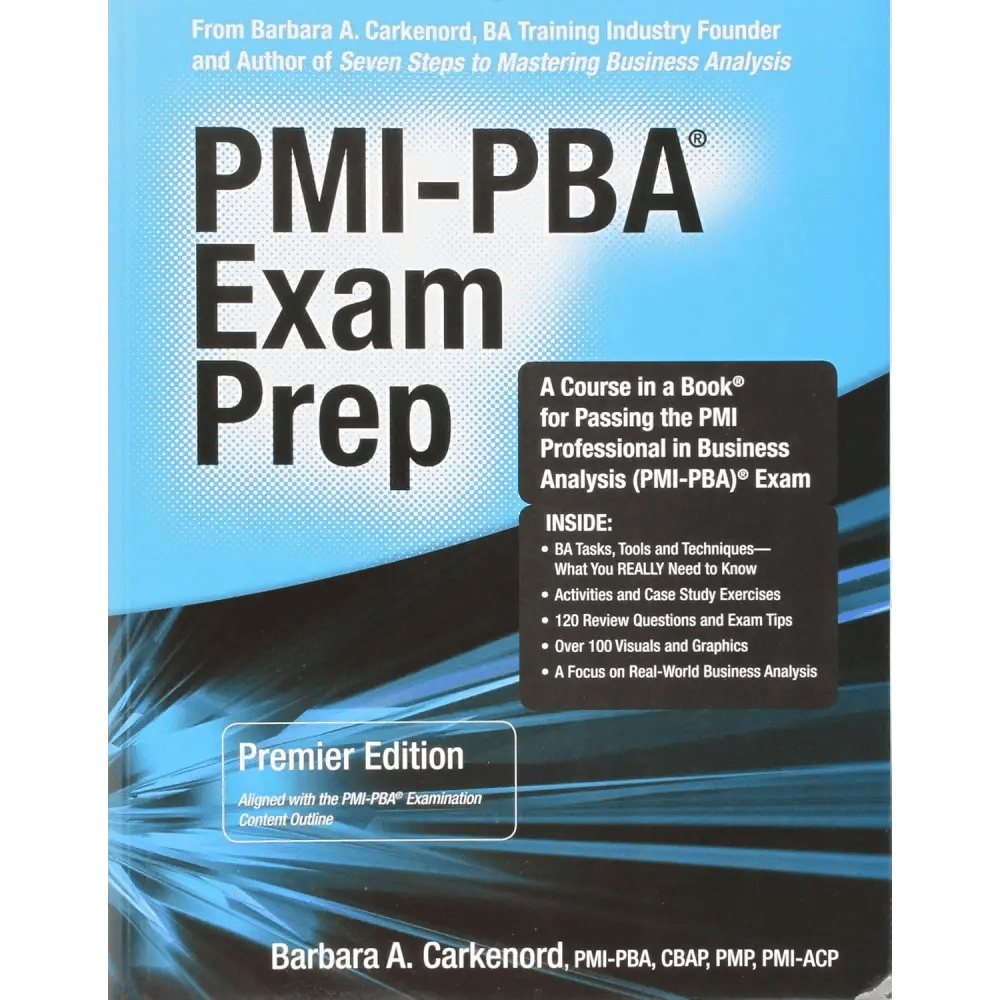 PMI - PBA Exam Prep, Premier Edition - BOOKZONE