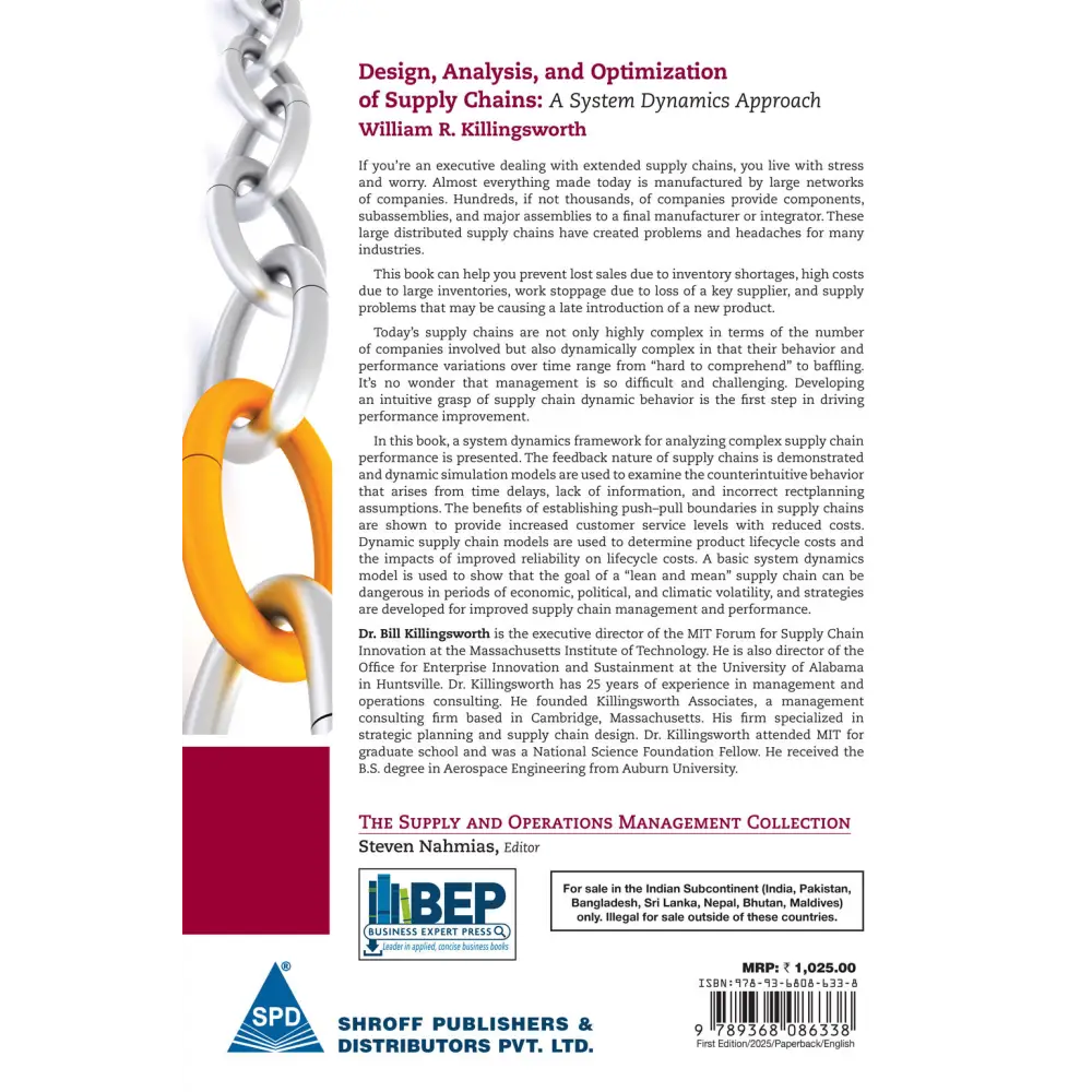 Design Analysis and Optimization of Supply Chains