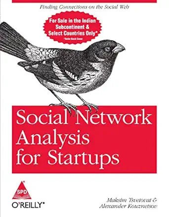 Social Network Analysis for Startups - BOOKZONE