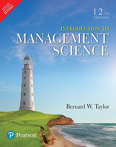 Introduction to Management Science 12th Edition