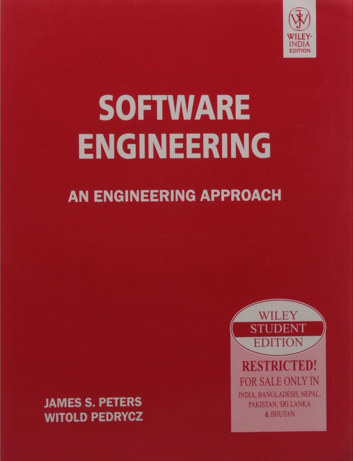 Software Engineering: An Engineering Approach