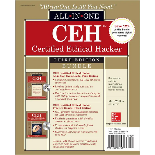 CEH Certified Ethical Hacker Bundle Third Edition (All-in-One) 3rd Edition (Paperback)