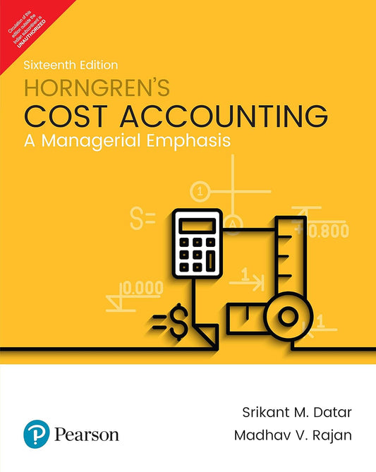 Horngren’s Cost Accounting,16th Edition (Paperback)
