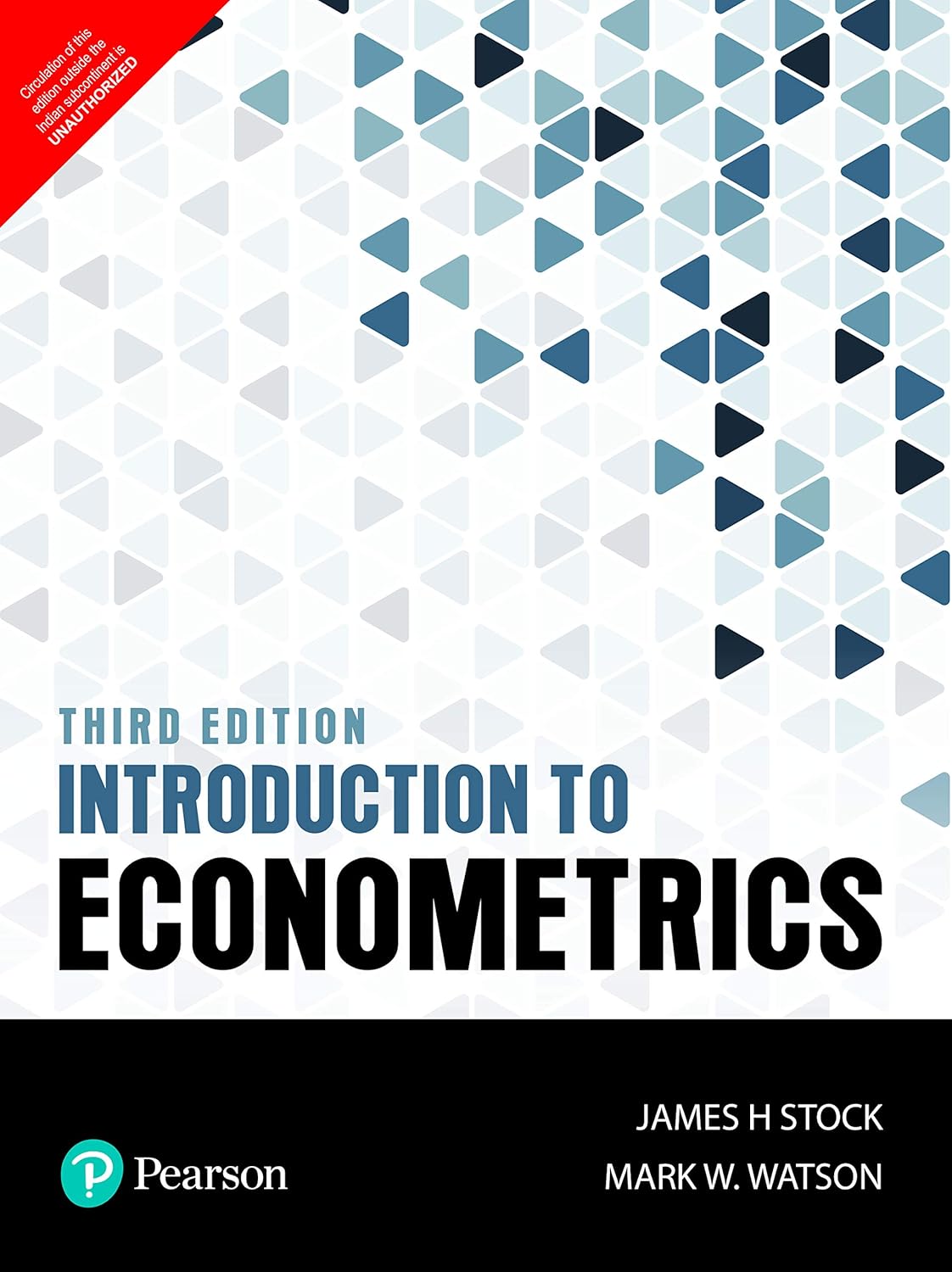 Introduction to Econometrics by Pearson 3rd Editon (Paperback)