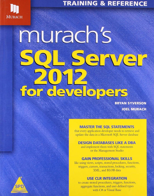 Murach’s SQL Server 2012 for Developers