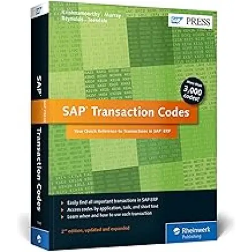 SAP TRANSACTION CODES 2/E (PB)