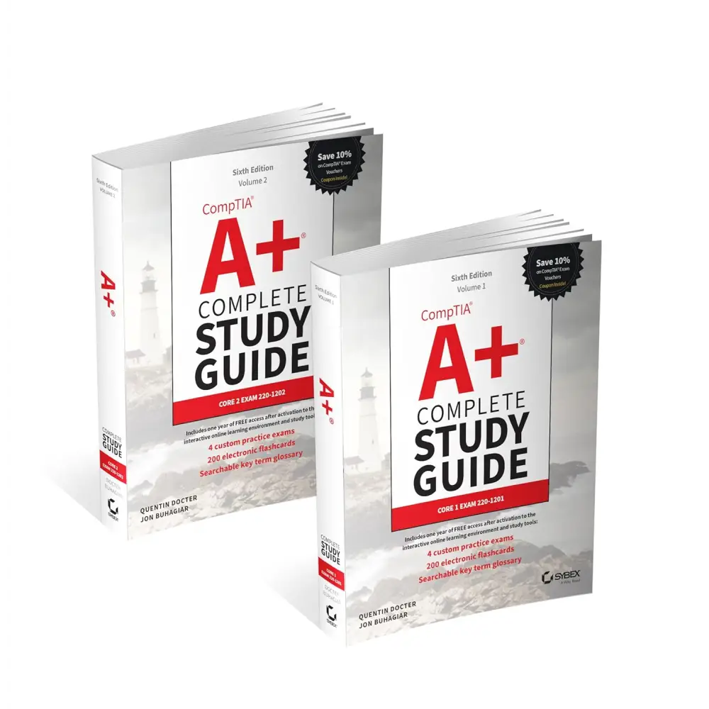 Comptia A + Complete Study Guide: Core 1 Exam 220-1201 And Core 2 Exam 220-1202 2 Volume Set 6th Edition