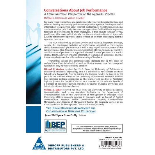 Conversations About Job Performance