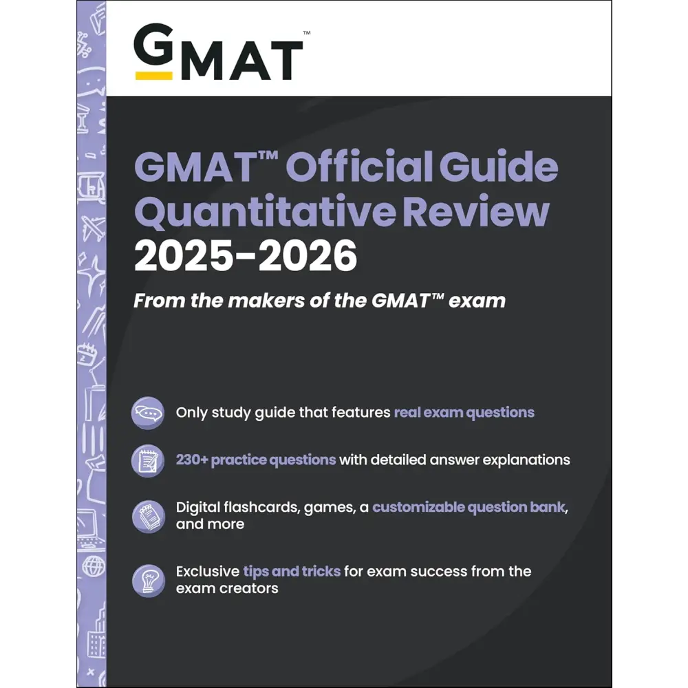 Gmat Official Guide Quantitative Review 2025-2026: Book + Online Question Bank