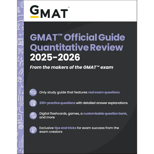 Gmat Official Guide Quantitative Review 2025-2026: Book + Online Question Bank