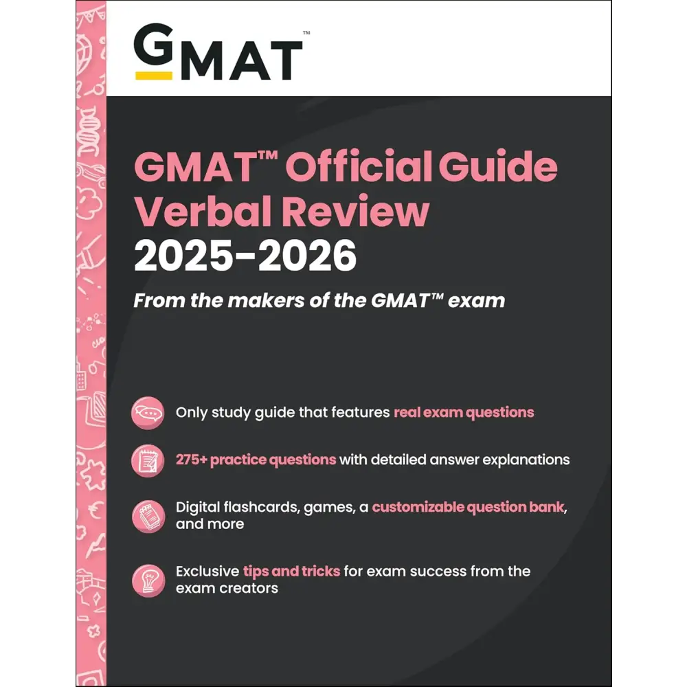 Gmat Official Guide Verbal Review 2025-2026: Book + Online Question Bank