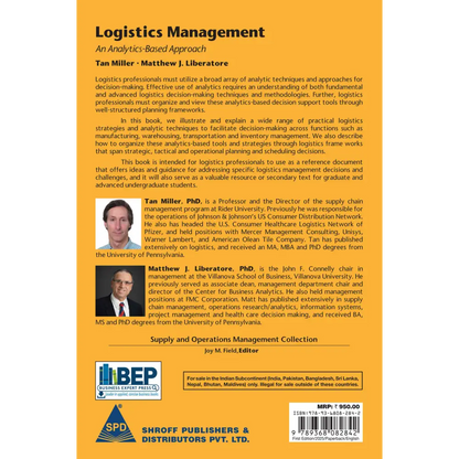 Logistics Management: An Analytics-Based Approach