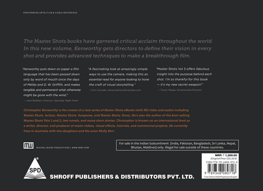Master Shots, Volume 3 The Director's Vision; 100 Setups, Scenes and Moves for Your Breakthrough Movie - BOOKZONE