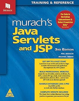 Murach's Java Servlets and JSP, 3rd Edition - BOOKZONE