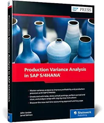 PRODUCTION VARIANCE ANALYSIS IN SAP S/4HANA (HB) - BOOKZONE