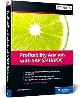 PROFITABILITY ANALYSIS WITH SAP S/4HANA, 2/E (HB) - BOOKZONE