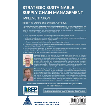 Strategic Sustainable Supply Chain Management 3/e