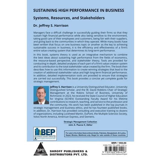 Sustaining High Performance in Business Second Edition