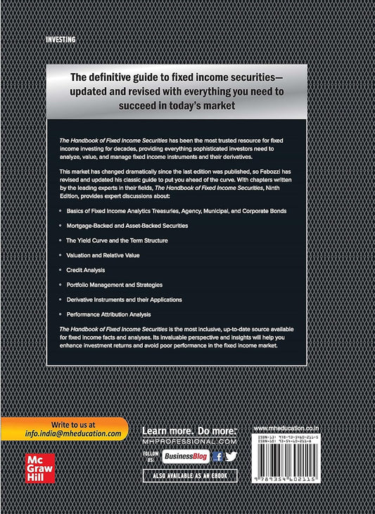 The Handbook of Fixed Income Securities | 9th Edition Paperback - BOOKZONE
