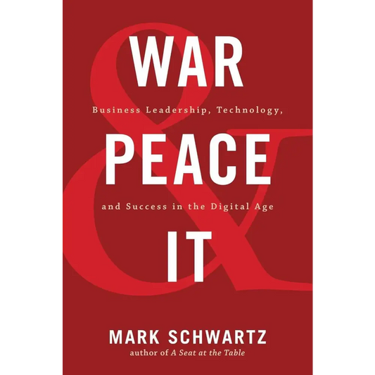 Book cover displaying War and Peace and IT for technical analysis by Ashish Kyal
